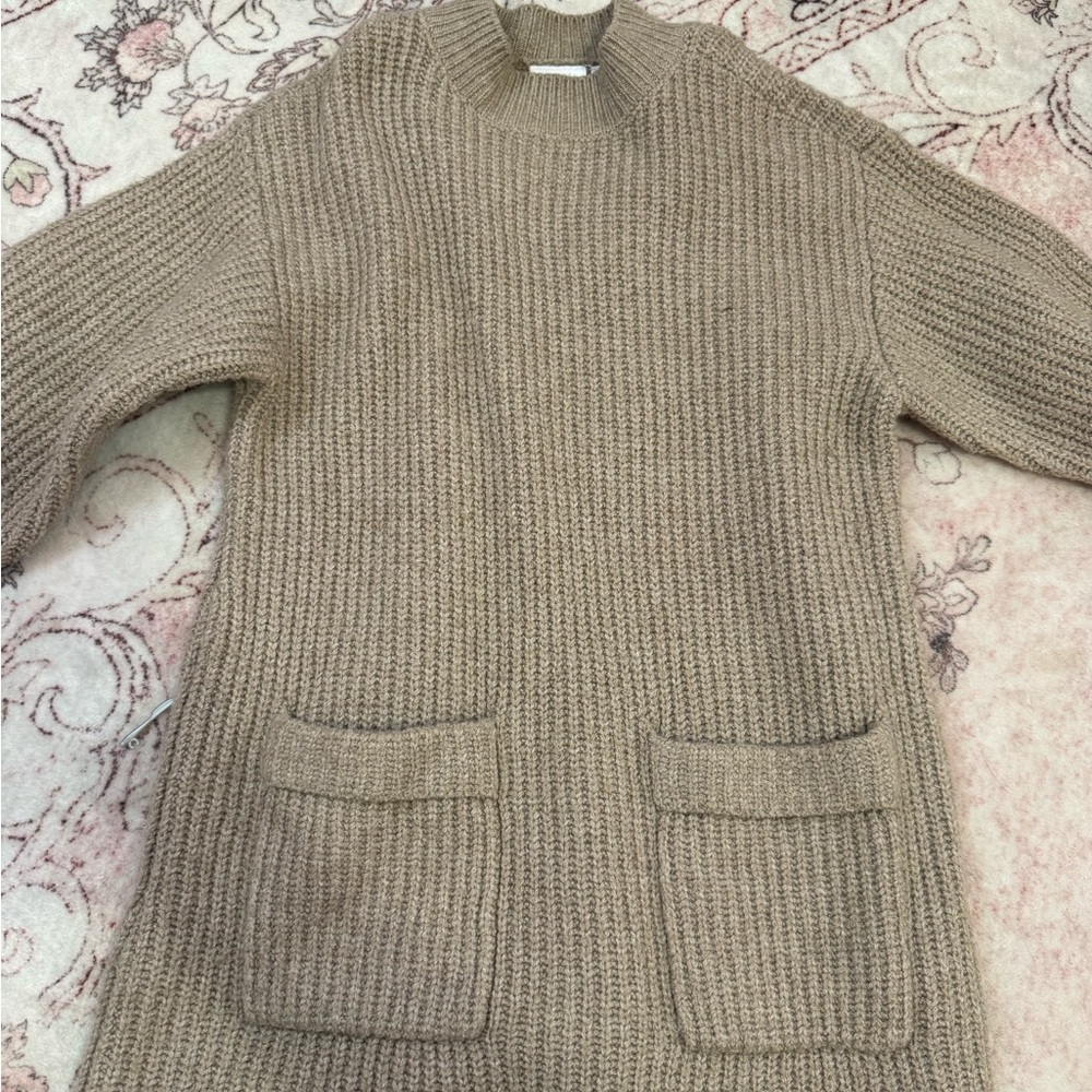 Zara Kids Tan Knit Dress